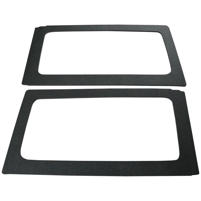 DEI 11-18 Jeep Wrangler JK 2-Door Rear Side Window - Black - Mammoth Racing -