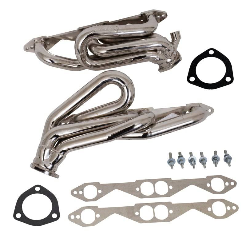BBK 96-98 GM Truck SUV 5.0 5.7 Shorty Tuned Length Exhaust Headers - 1-5/8 Titanium Ceramic - Mammoth Racing -