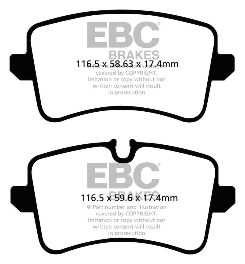 EBC 11 Audi A6 2.0 Turbo Redstuff Rear Brake Pads - My Store