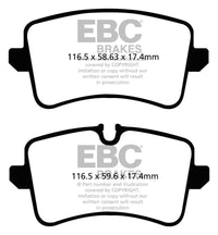 EBC 11 Audi A6 2.0 Turbo Redstuff Rear Brake Pads - My Store