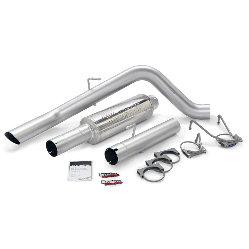Banks Power 03-04 Dodge 5.9L w/4in Catted Outlet Monster Sport Exhaust System - Mammoth Racing -