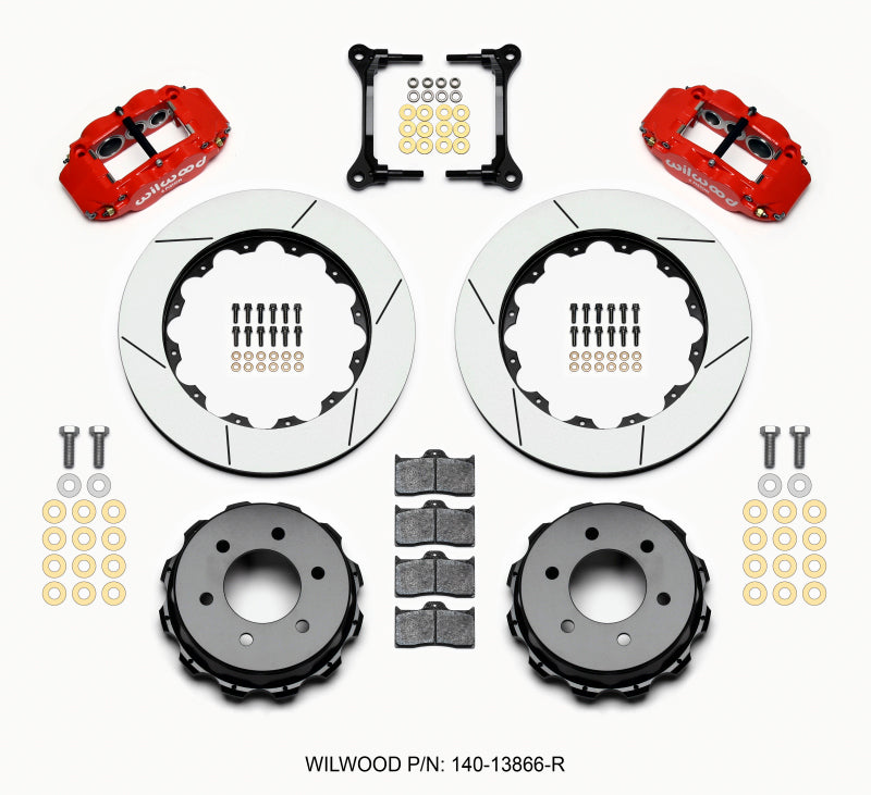 Wilwood Narrow Superlite 4R RearTruck Kit 14.25in Red 2012-Up Ford F150 (6 lug) - My Store