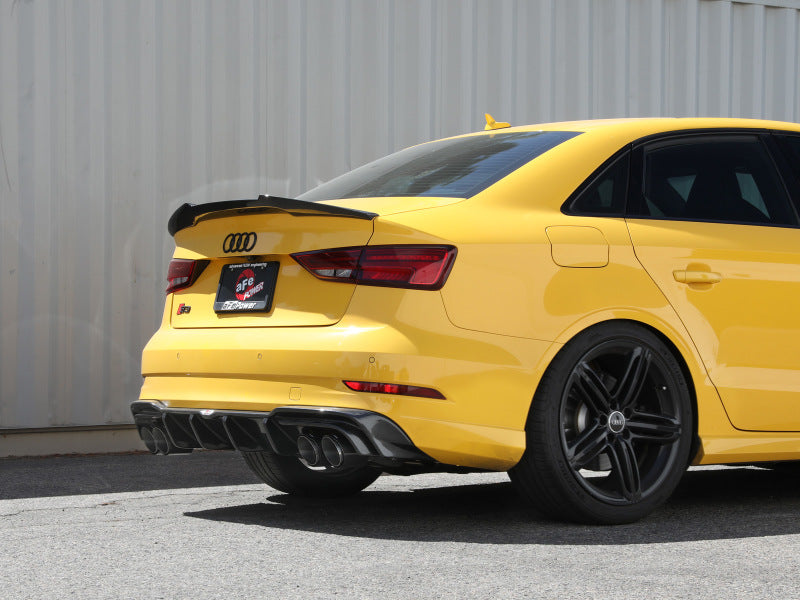 aFe MACHForce XP 3in-2.5in 304SS Exhaust Cat-Back 15-20 Audi S3 L4-2.0L (t) - Carbon Tips - Mammoth Racing -