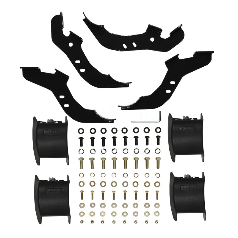 Westin 21-22 Ford Bronco (2-Door) PRO TRAXX 4 Oval Nerf Step Bars - Textured Black - Mammoth Racing -
