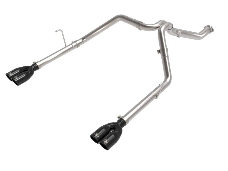 aFe Vulcan Series 3in 304SS DPF-Back 21 Jeep Gladiator V6-3.0L (td) Dual Black Tip - My Store