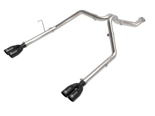 aFe Vulcan Series 3in 304SS DPF-Back 21 Jeep Gladiator V6-3.0L (td) Dual Black Tip - My Store