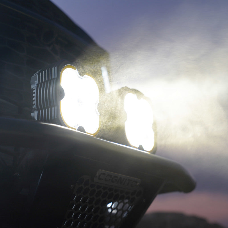 KC HiLiTES Flex ERA 4 Single Light - 80W Spot Beam - Mammoth Racing -