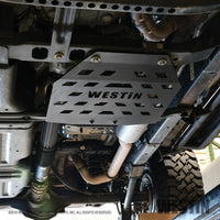 Westin/Snyper 18-21 Jeep Wrangler JL Transfer Case Skid Plate - Textured Black - Mammoth Racing -