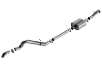 Borla 21-22 Ford Bronco 2.3L 2DR/4DR T-304 Stainless Steel Cat-Back Touring Exhaust - Brushed - Mammoth Racing -