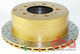 DBA 98-05 Lexus LX 470 / 98+ Toyota Landcruiser 100 Series Rear Drilled & Slotted 4000 Series Rotor - Mammoth Racing -
