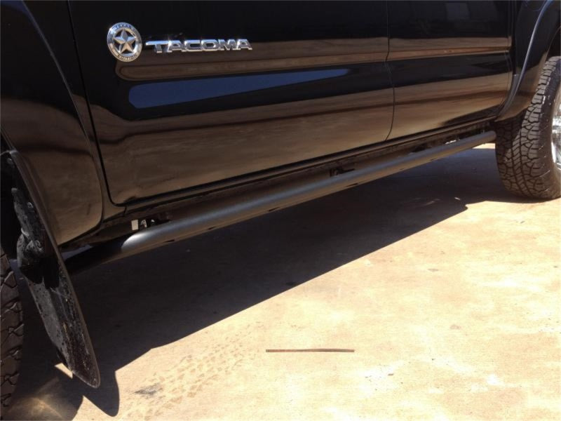 N-Fab RKR Rails 05-15 Toyota Tacoma Double Cab - Tex. Black - 1.75in - Mammoth Racing -