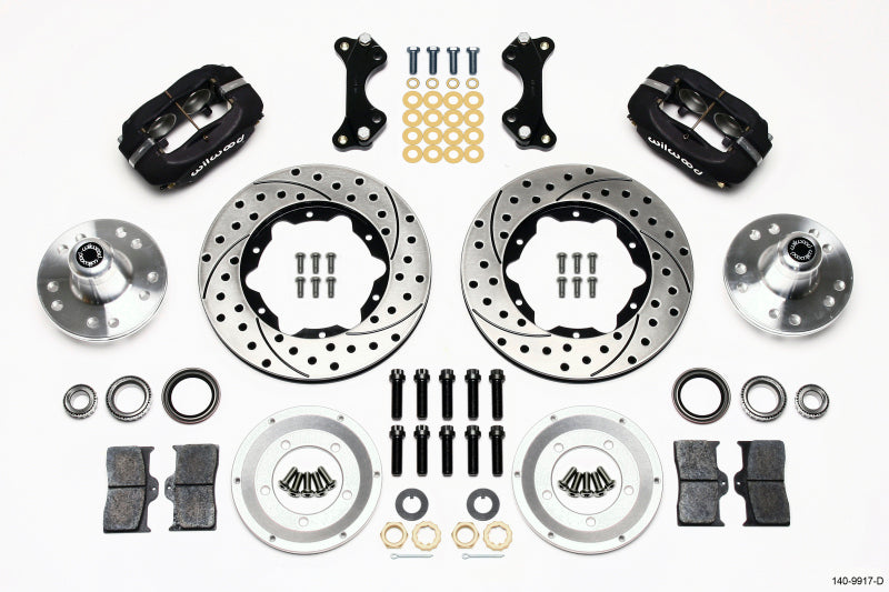 Wilwood Forged Dynalite Front Kit 11.00in Drilled WWE ProSpindle - My Store