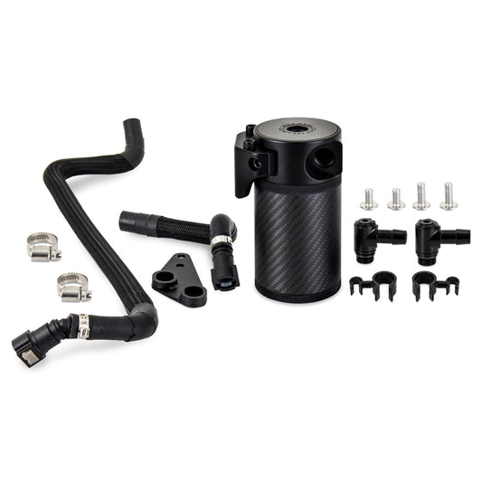 Mishimoto 2020+ Chevrolet Corvette C8 Baffled Oil Catch Can Kit (PCV Side) - Carbon Fiber - Mammoth Racing -