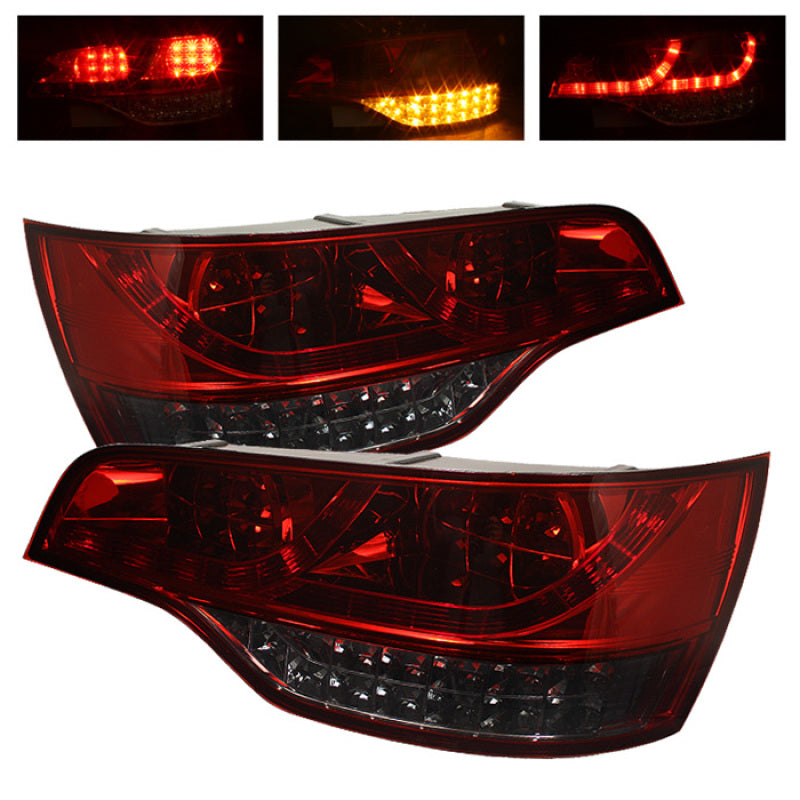 Spyder GMC Sierra 19-20 LED Model Only LED Tail Lights - Black ALT-YD-GS19LED-LED-BK - Mammoth Racing -