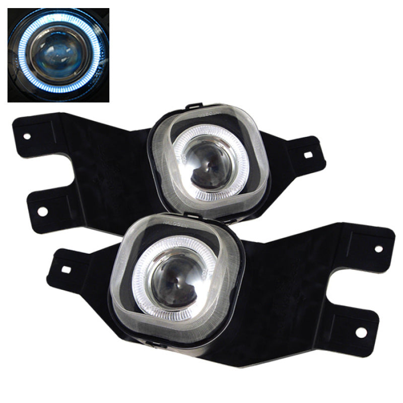 Spyder Ford F250/F350 99-04/Excursion 00-05 Halo Projector Fog Lights w/swch Clear FL-P-FF25001-HL - Mammoth Racing -