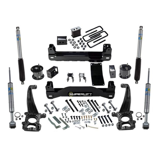 Superlift 04-08 Ford F-150 4.5in Lift Kit w/ Rear Bilstein Shocks - Mammoth Racing -