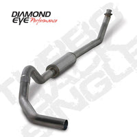 Diamond Eye KIT 4in TB SGL SS: 98.5-02 DODGE CUMMINS 5.9L - Mammoth Racing -