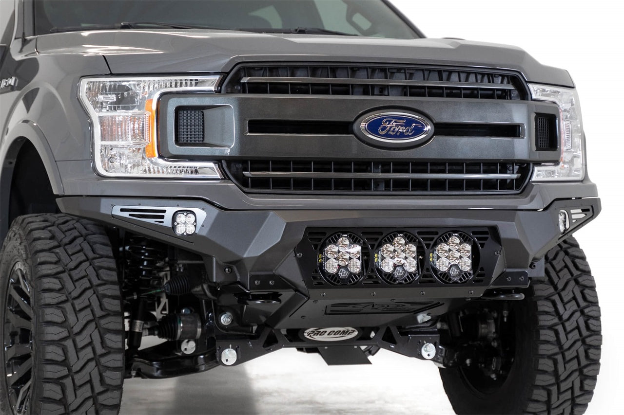 Addictive Desert Designs 2021+ Ford Raptor Bomber Front Bumper w/ 3 Baja Designs LP6 Light Mounts - My Store