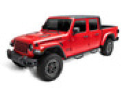 N-Fab Nerf Step 2019 Jeep Wrangler JT 4DR Truck Full Length - Tex. Black - 3in - Mammoth Racing -