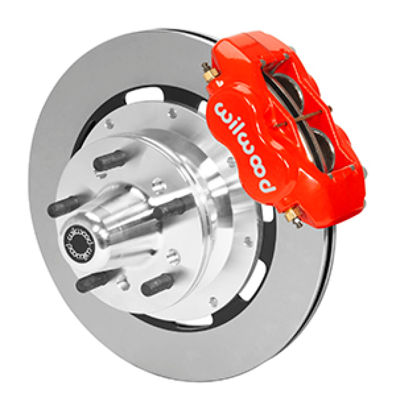 Wilwood Forged Dynalite Front Kit 12.19in Rotor 5x4.00in BC 65-72 Plymouth Dart / Duster - Red - My Store