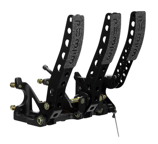 Wilwood Pedal Assembly Floor Mount-Brake Clutch & Throttle w/ Throttle Linkage - My Store