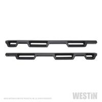 Westin 2019 Chevrolet Silverado/Sierra 1500 (5.5ft) Drop Wheel to Wheel Nerf Step Bars - Txt Black - Mammoth Racing -
