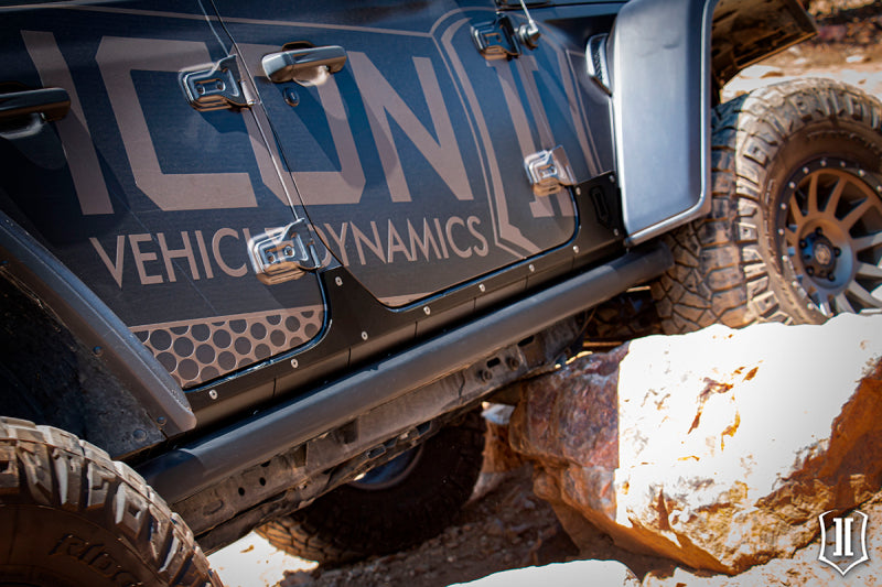 Icon 2018+ Jeep Wrangler JL 4 Door Body Armor - Mammoth Racing -