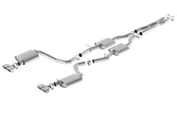 Borla 15-16 Dodge Challenger R/T 5.7L Dual Rectangle Angle Cut Dual Split Rear Exit S-Type Exhaust - My Store