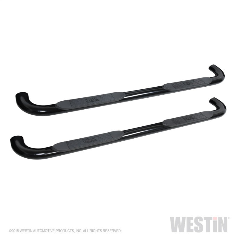 Westin 2019 Chevrolet Silverado/Sierra 1500 Crew Cab Platinum 4 Oval Nerf Step Bars - Black - Mammoth Racing -