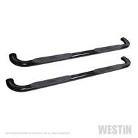 Westin 2019 Chevrolet Silverado/Sierra 1500 Crew Cab Platinum 4 Oval Nerf Step Bars - Black - Mammoth Racing -