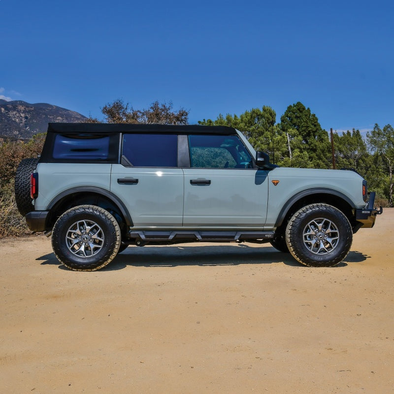 Westin/HDX 2021+ Ford Bronco Drop Nerf Step Bars - Textured Black - Mammoth Racing -