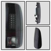 Spyder Ford F150 side 97-03/F250 Super Duty 99-07 LED Tail Lights Blk Smke ALT-YD-FF15097-LED-BSM - Mammoth Racing -