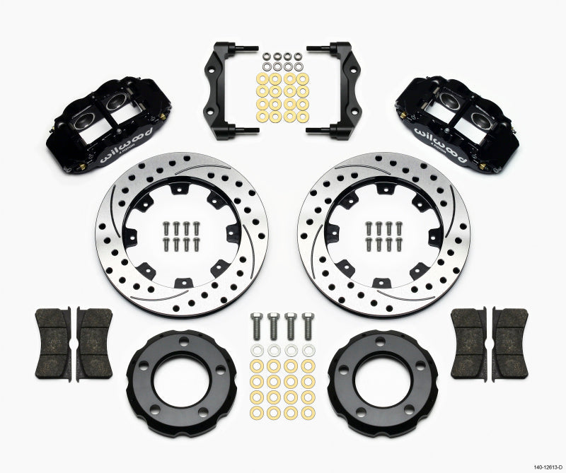 Wilwood Narrow Superlite 4R Front Kit 12.19in Drilled 82-86 Jeep CJ - Mammoth Racing -