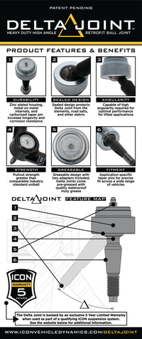 Icon 11-19 GM HD 0-1in 2.5 IR Shock System w/Upper Control Arm - Mammoth Racing -