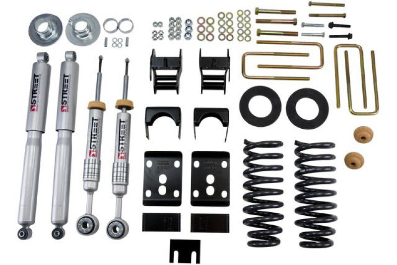 Belltech 09-13 Ford F150 Std Cab Short Bed 2in. or 3in. F/4in. R drop w/ SP Shocks Lowering Kits - Mammoth Racing -
