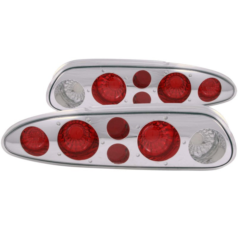 ANZO 1993-2002 Chevrolet Camaro Taillights Chrome - Mammoth Racing -