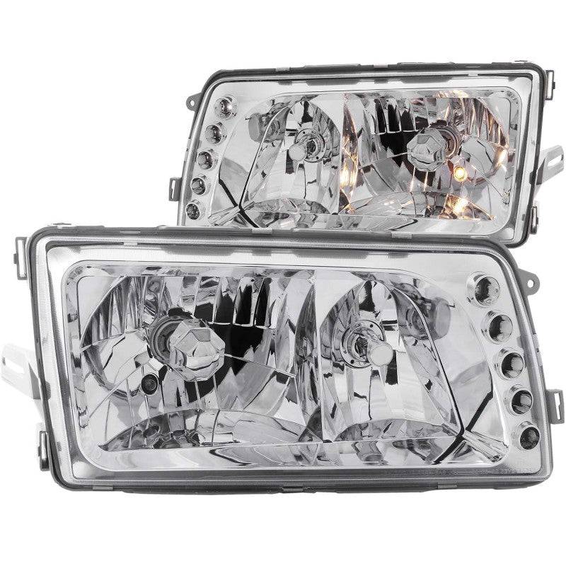 ANZO 1981-1991 Mercedes Benz S Class W126 Crystal Headlights Chrome - My Store