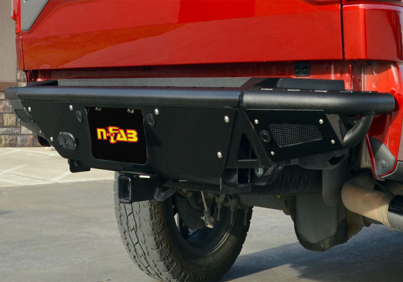 N-Fab RBS-H Rear Bumper 07-13 Chevy-GMC 1500 - Gloss Black - Mammoth Racing -