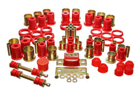 Energy Suspension 74-77 Oldsmobile Cutlass/442/F-85/Europa Red Hyper-flex Master Bushing Set - Mammoth Racing -