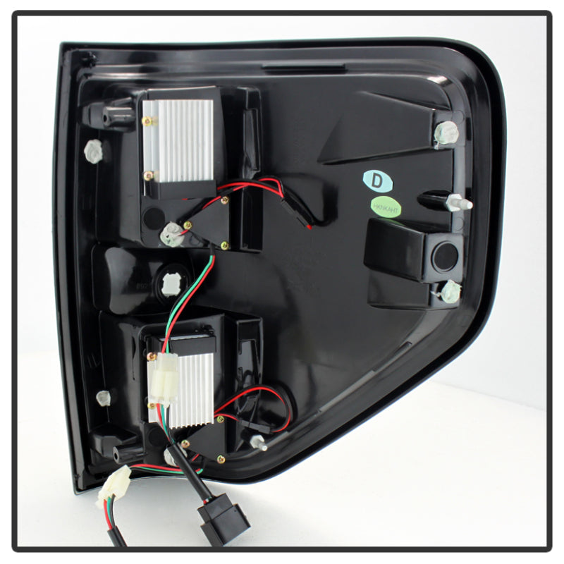 Spyder Ford F150 09-14 LED Tail Lights Black ALT-YD-FF15009-LED-BK - Mammoth Racing -