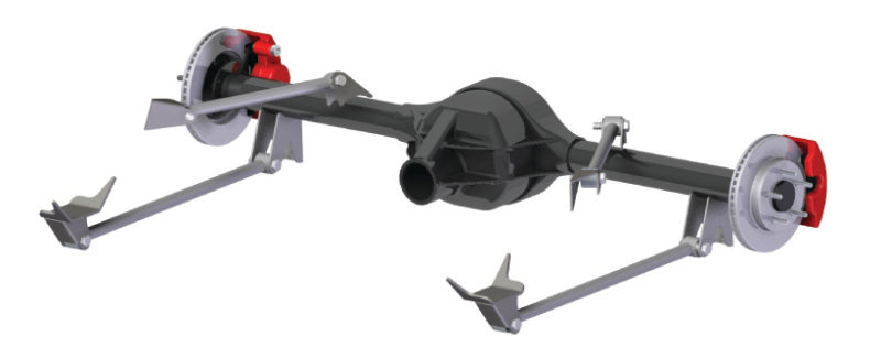 Ridetech Universal Weld-in Triangulated 4 Link Kit Black Powdercoated - Mammoth Racing -