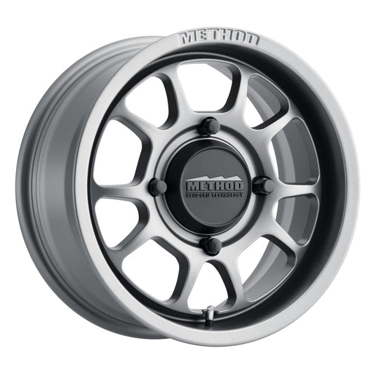 Method Mr409 15x7 5+2/+38mm Offset 4x136 106.25mm CB Steel Grey Wheel