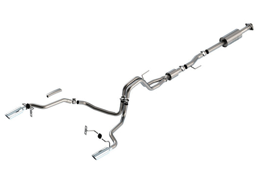 Borla F-150 2021 5.0L 4dr CC SB EC STB Lariat/KR/Platinum/LTD 3/2.25 SRE Cat-Back S-Type CHR Tips - My Store