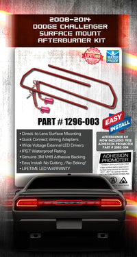 Oracle Dodge Challenger 08-14 LED Waterproof Afterburner Kit - Red - Mammoth Racing -