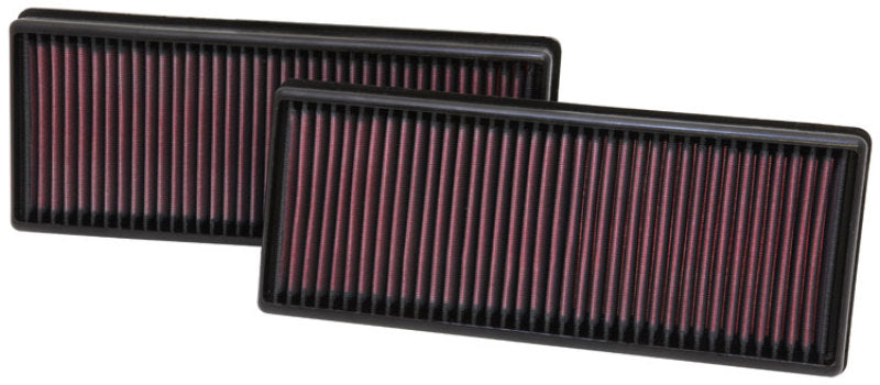 K&N Replacement Air Filter 12.563in O/S Length x 5.25in O/S Width x 1.625in H (Inc 2 Filters) - Mammoth Racing -