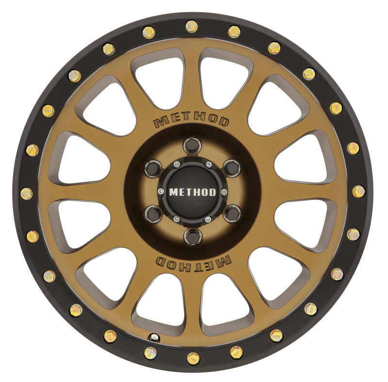 Method Mr305 NV 20x10 -18mm Offset 6x135 94mm CB Method Bronze/Black Street Loc Wheel - Mammoth Racing -