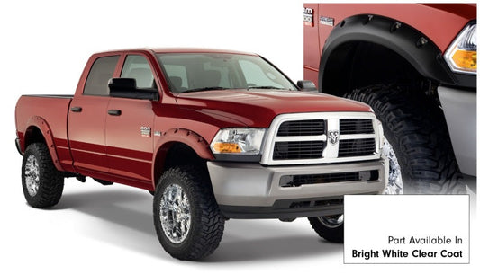 Bushwacker 16-18 Dodge Ram 2500 Fleetside Pocket Style Flares 4pc 76.3/98.3in Bed - Bright White CC - My Store