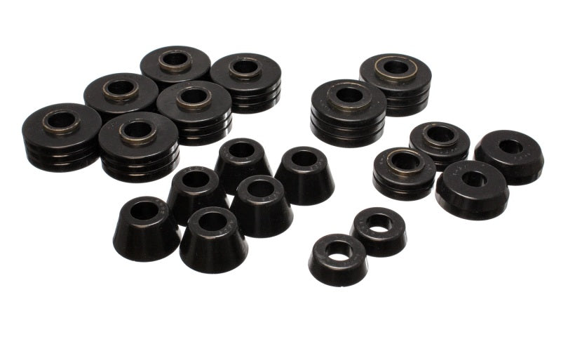 Energy Suspension Fd Bronco Body Mount Set - Black - Mammoth Racing -