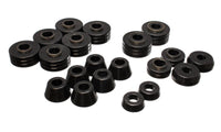 Energy Suspension Fd Bronco Body Mount Set - Black - Mammoth Racing -