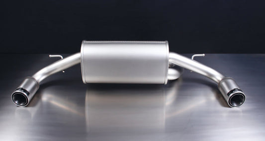 Remus 2011 BMW 1 Series F20/F21 (N13B16) Axle Back Exhaust w/84mm Straight w/Carbon Insert Tail Pipe - Mammoth Racing -
